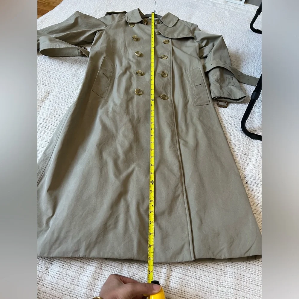 Classic Tan Trench Coat Burberry USA  small 6 - Picture 6 of 15